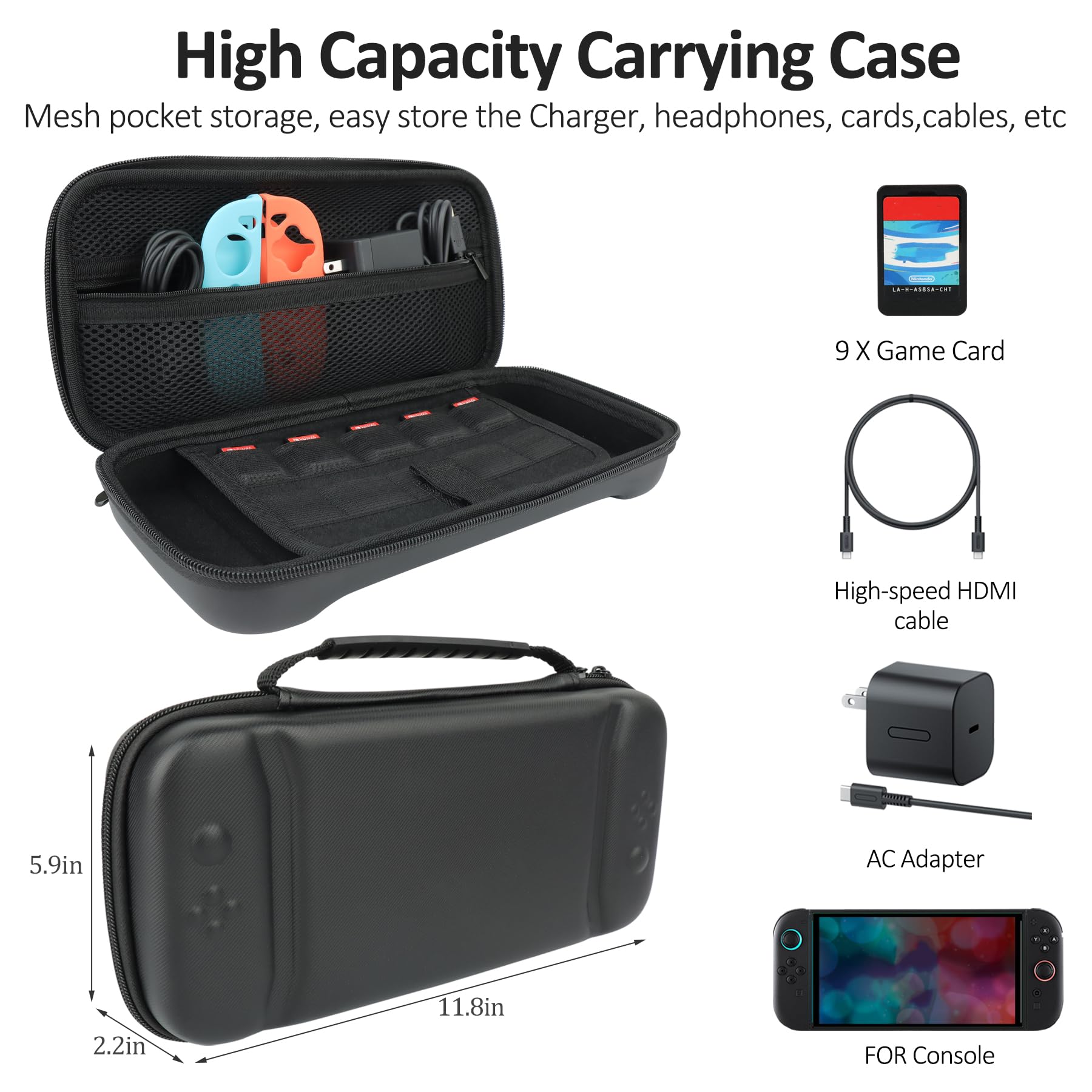 Amazon.com: EOVOLA Accessories Kit for Nintendo Switch 2(2025
